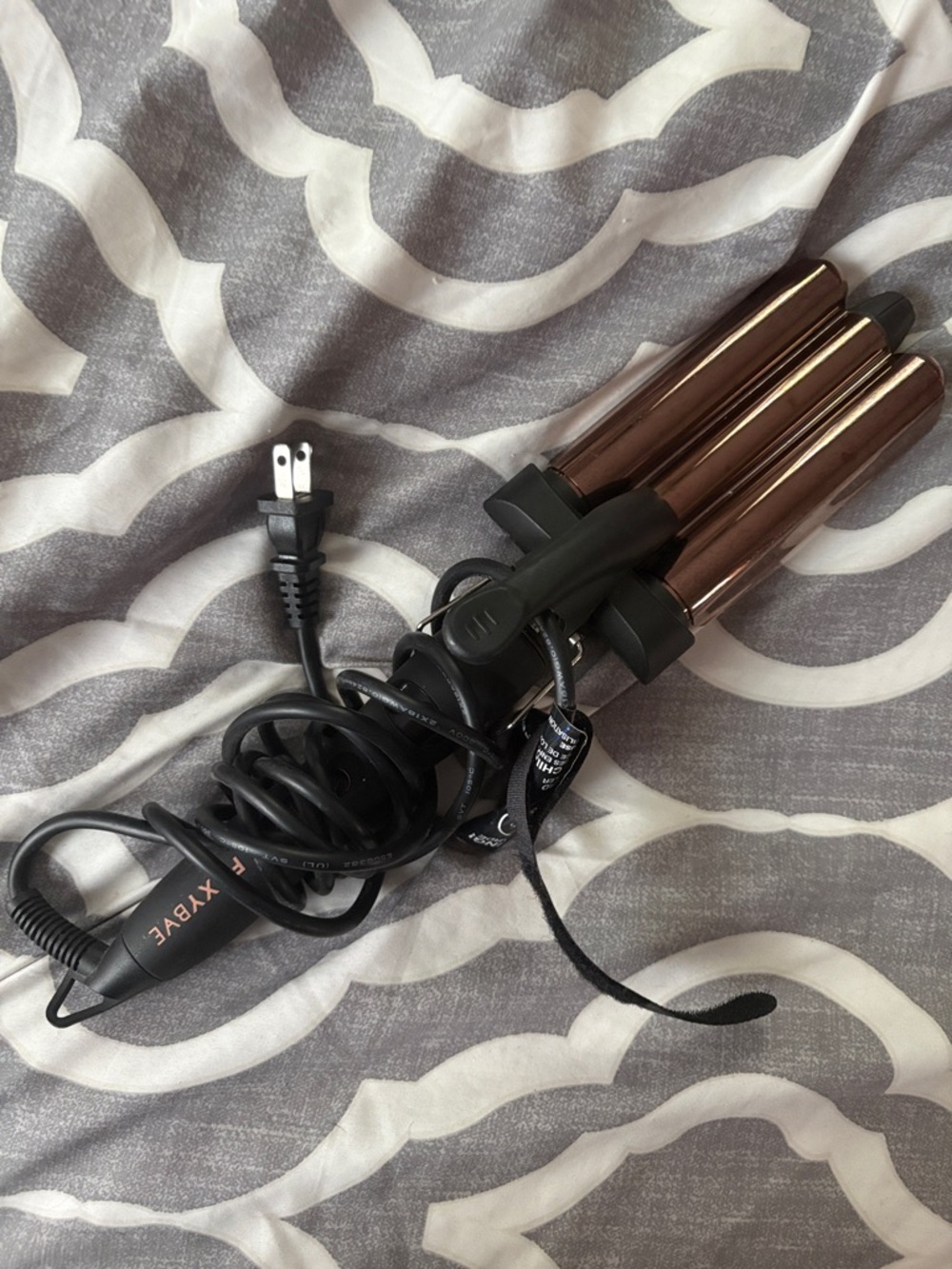 Foxybae Triple Barrel Curling Wand - Rose Gold